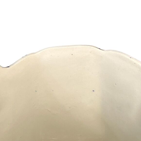 Vtg English William Adams Double Sided Blue & White Pottery Pitcher Oriental - Picture 10 of 12